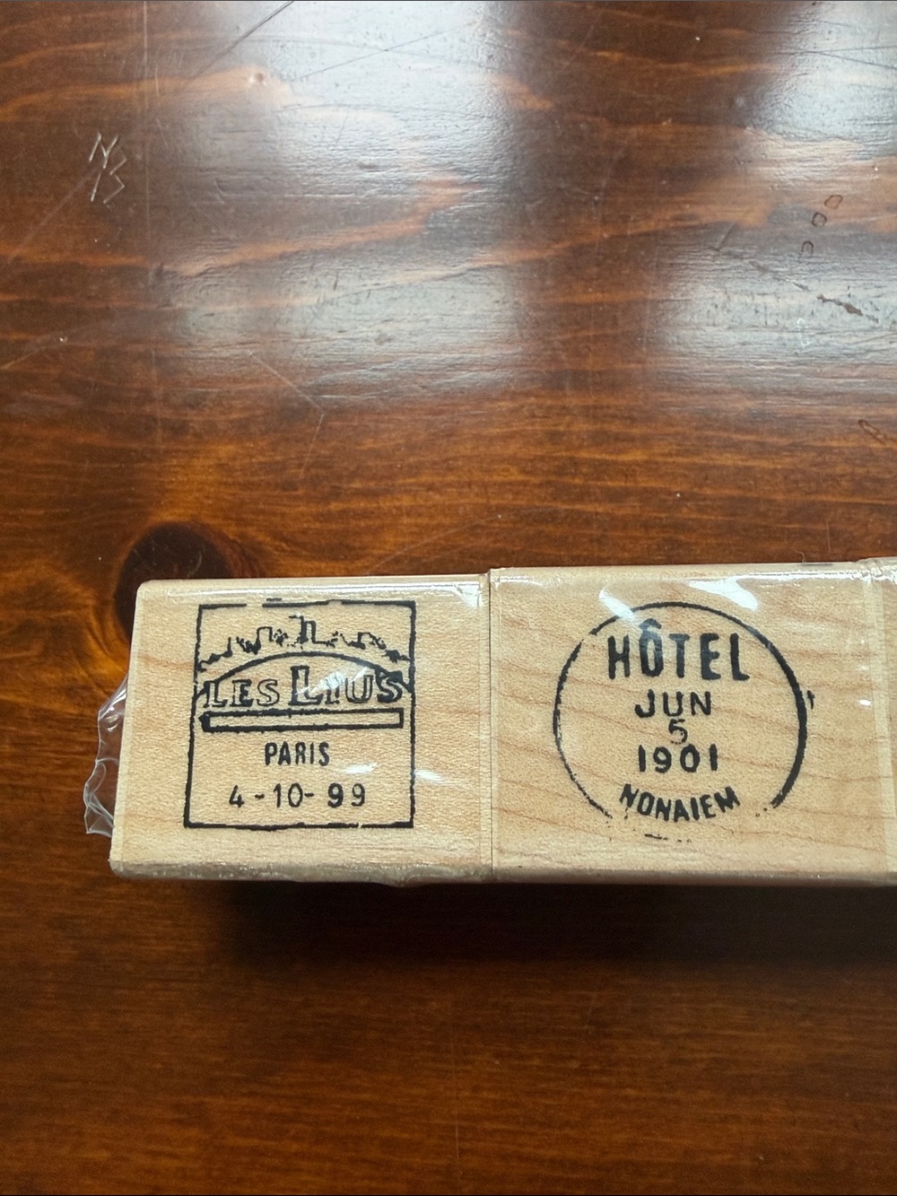 Inkadinkado Foreign Travel Road Signs Rubber Stamp Set, NWT - Picture 5 of 6